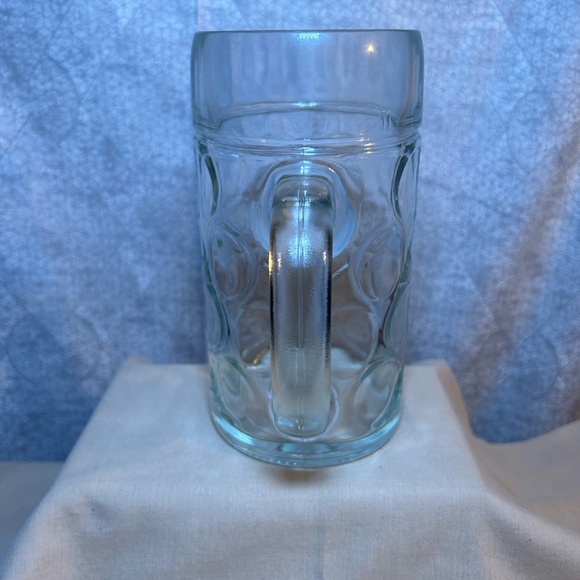 Paulaner München German Beer Stein Glass Tankard 1L (2 Pints) Mug Dimples - Picture 2 of 5